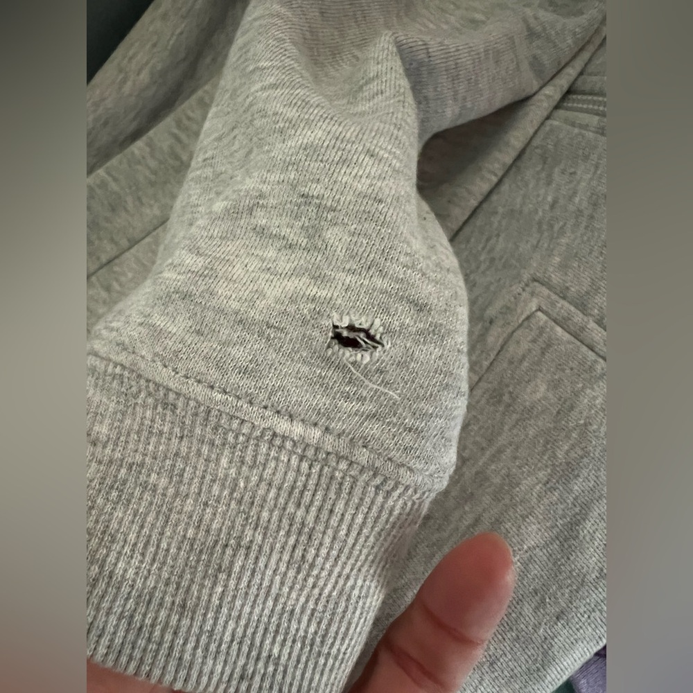 Women's Gray Pullover Sweater - Picture 8 of 8